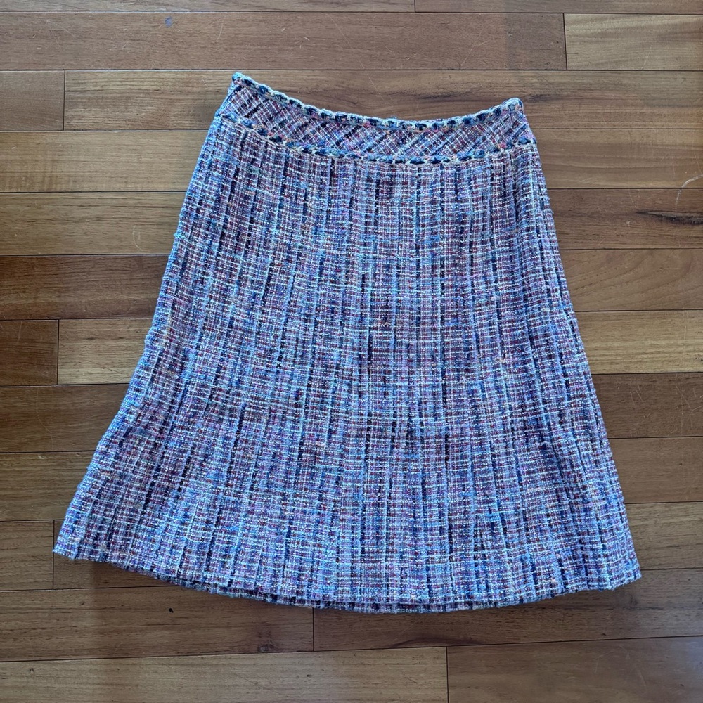 Chanel Pink Tweed Skirt - Picture 4 of 9